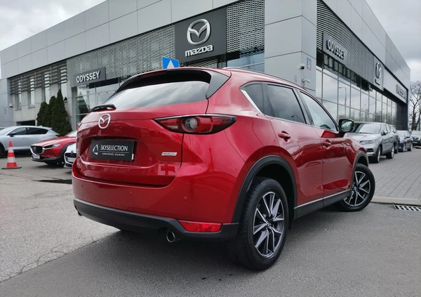 Mazda CX-5 cena 104900 przebieg: 145120, rok produkcji 2018 z Międzyrzecz małe 326